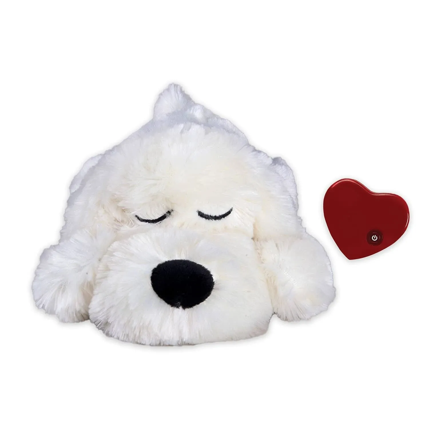 SmartPetLove Original Junior - Heartbeat Behavioral Aid Puppy Toy - Puppy Heartbeat Toy Sleep Aid (Biscuit)