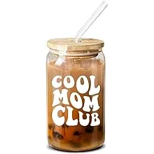 NewEleven Gifts For Mom From Daughter, Son, Kids - Birthday Gifts For Mom - Mom Gifts - Best Birthday Gifts Ideas For Mom, New Mom, Mom To Be - 16 Oz Coffee Glass