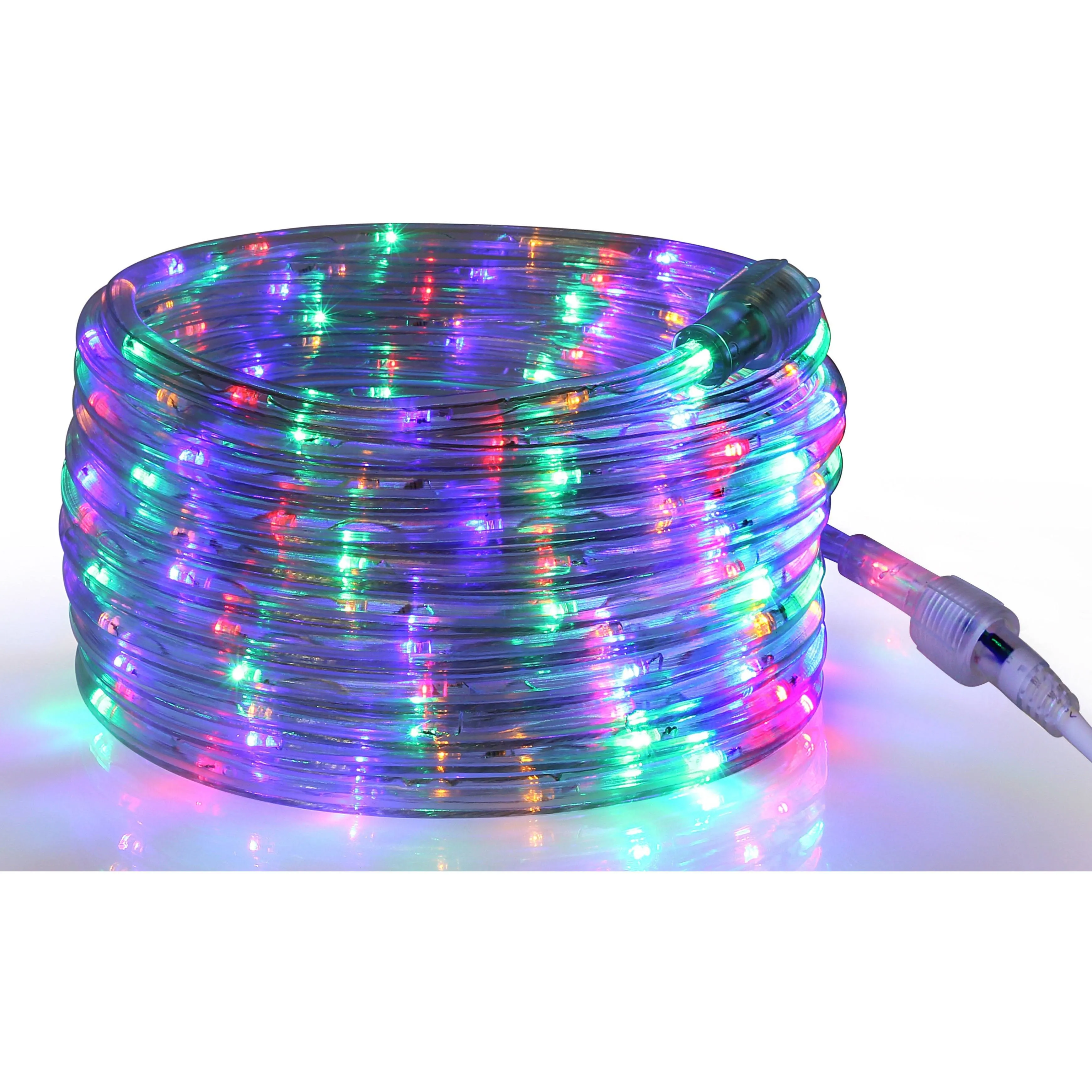 Tupkee LED Rope Light Multi-Color - for Indoor and Outdoor use, 24 Feet (7.3...