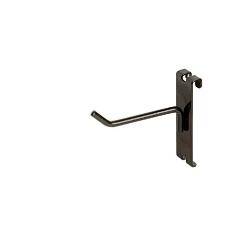 NAHANCO GWH4B 4" Black Gridwall Peg Hooks (Pack of 12)NAHANCO GWH4B 4" Black Gridwall Peg Hooks (Pack of…