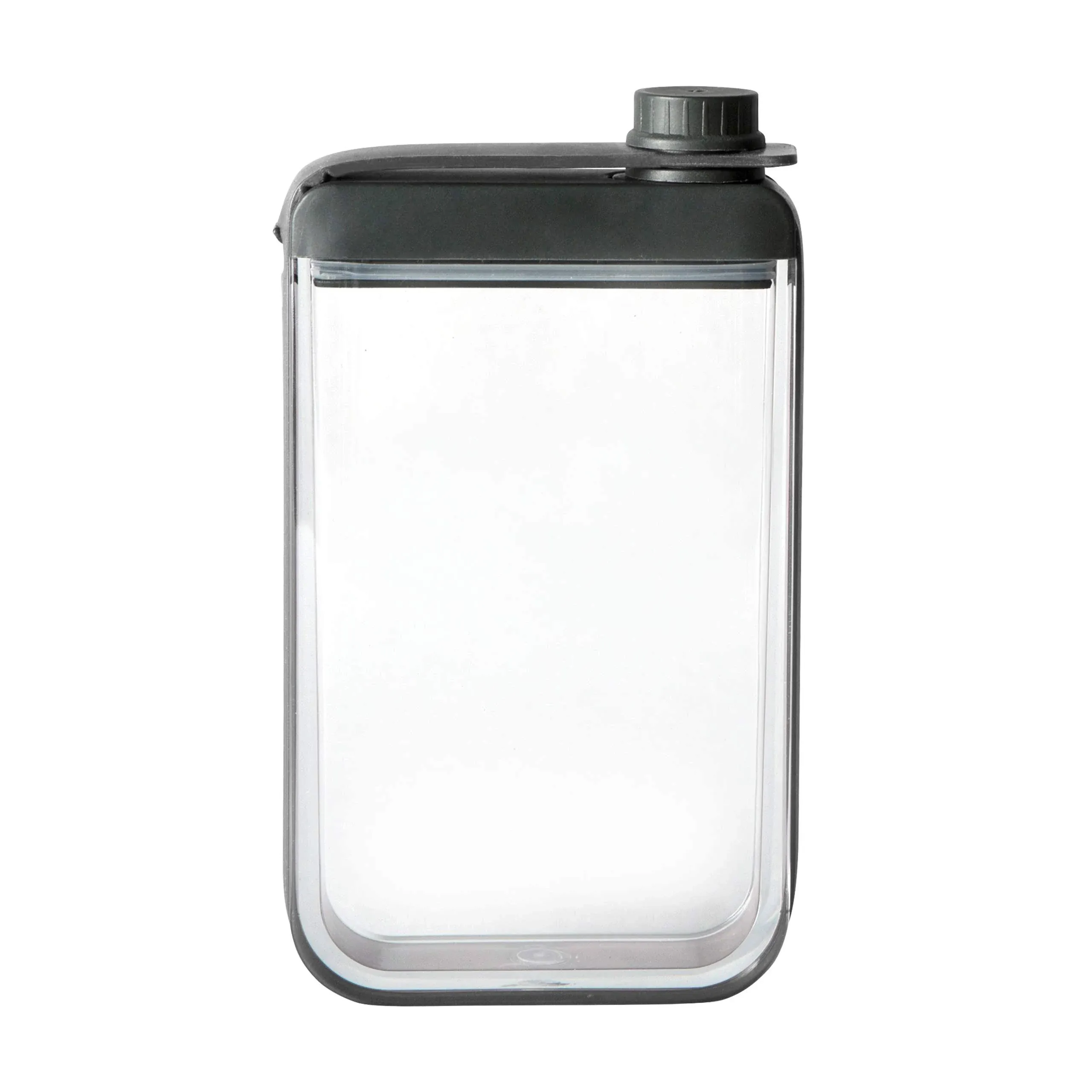 Houdini Plastic/Silicone Flask - Black/Clear