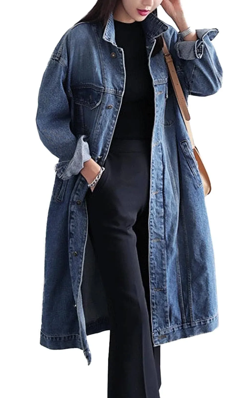 Women's Classic Long Sleeve Denim Jacket