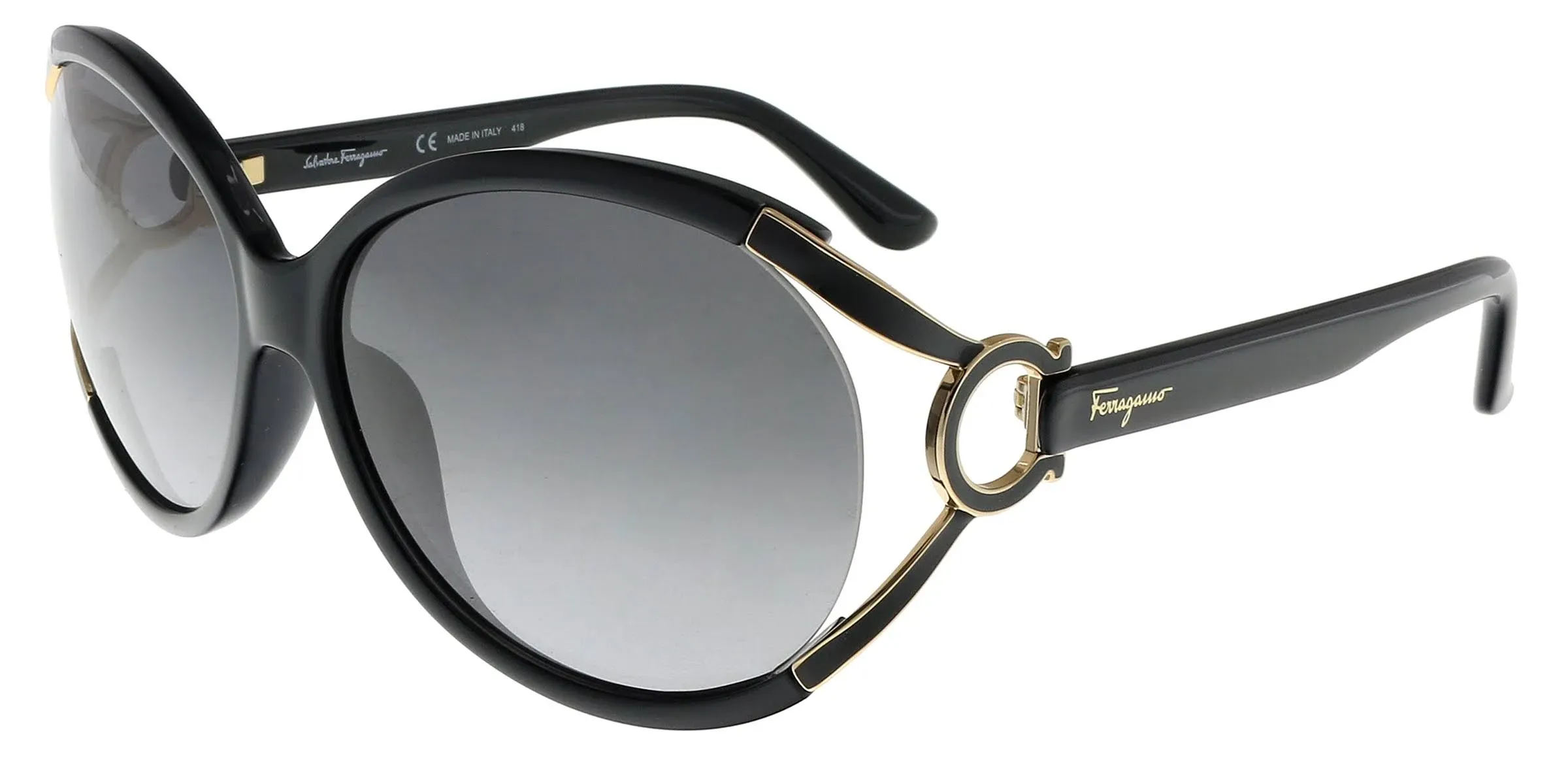 Salvatore Ferragamo SF600S Sunglasses 001 Black