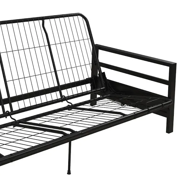 DHP Miles Metal Futon Frame, Black