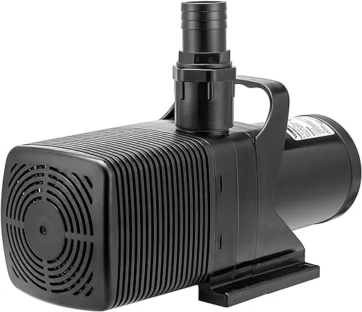 VIVOSUN 1982 GPH Submersible Water Pump, 110W Pond Pump, Ultra Quiet Aquarium Pump with 14.8FT Lift Height for Pond, Waterfall, Fish Tank, Statuary, Hydroponic