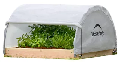 ShelterLogic GrowIT Backyard Raised Bed Round Greenhouse