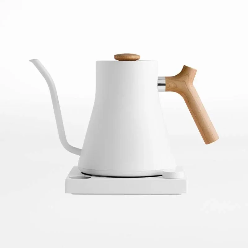 Fellow Stagg EKG Electric Kettle Matte White / Maple