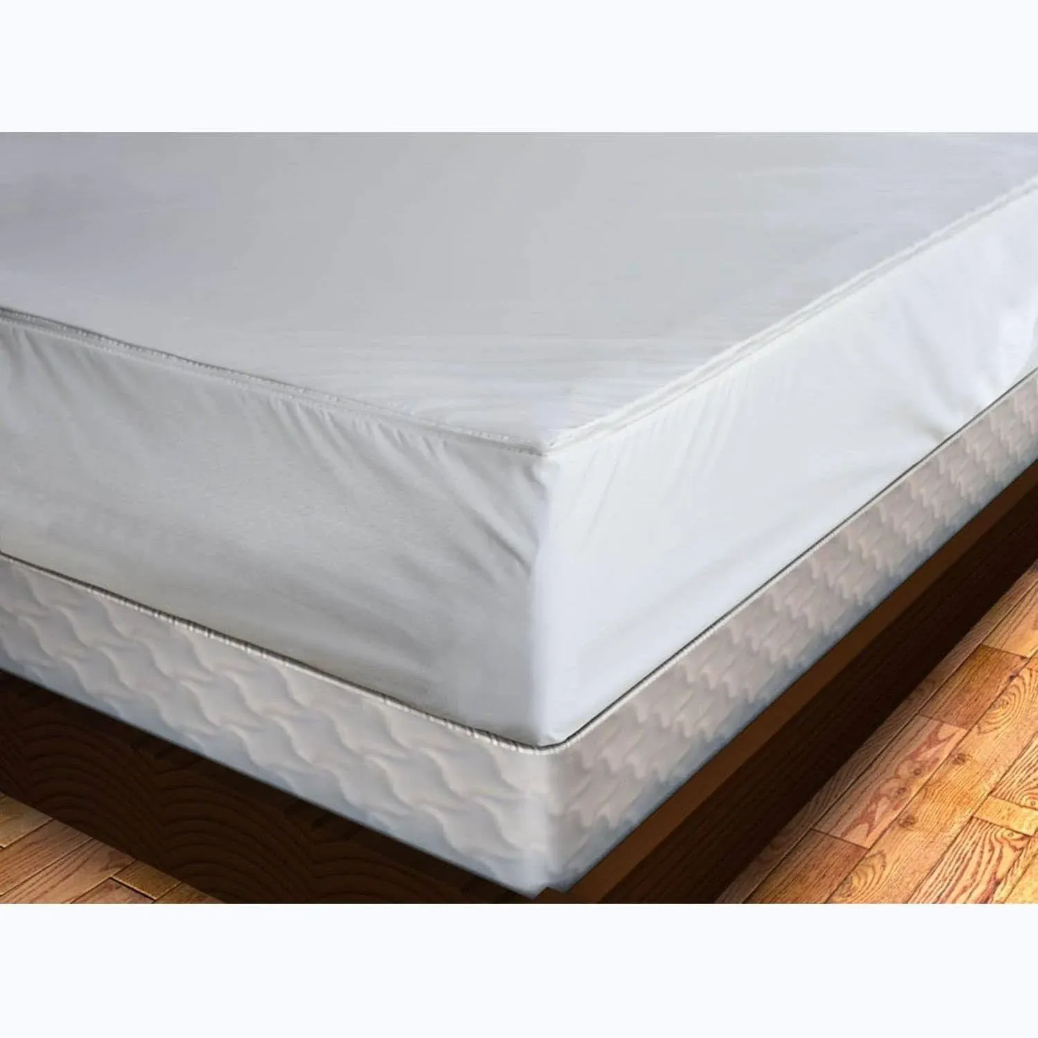 Bedsure Waterproof Mattress Protector Queen Size, Zippered Mattress Encasement for Bed, Breathable & Noiseless Mattress Cover Six-Sided 15 inches Deep