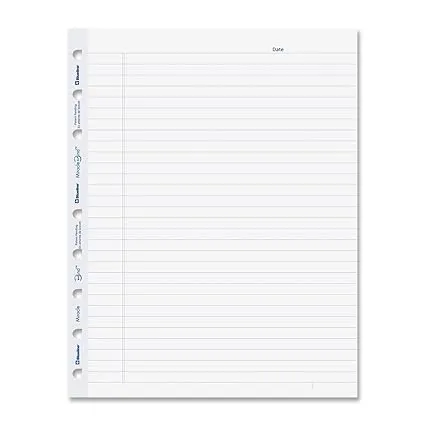 Blueline MiracleBind Ruled Paper Refill Sheets