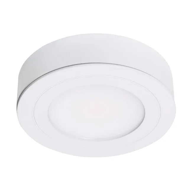 PureVue Dimmable LED Puck Light, 4W, 12V or 24V DC, 375 Lumens, 2700K or 4000K