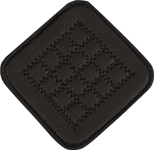 Carlisle FoodService Products UHP1010BK Ultigrip Square Commercial Hot Pad Pan Holder, 10" X 10", Black