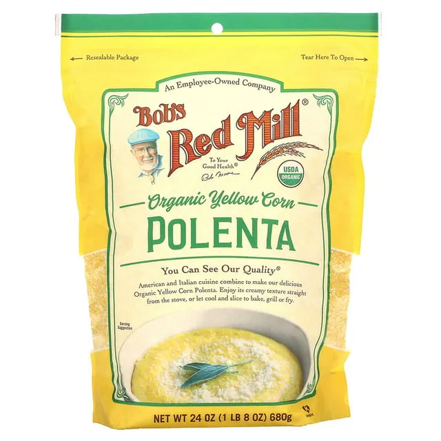 Bob's Red Mill, Organic Corn Grits, Polenta, 24 oz Pack of 4