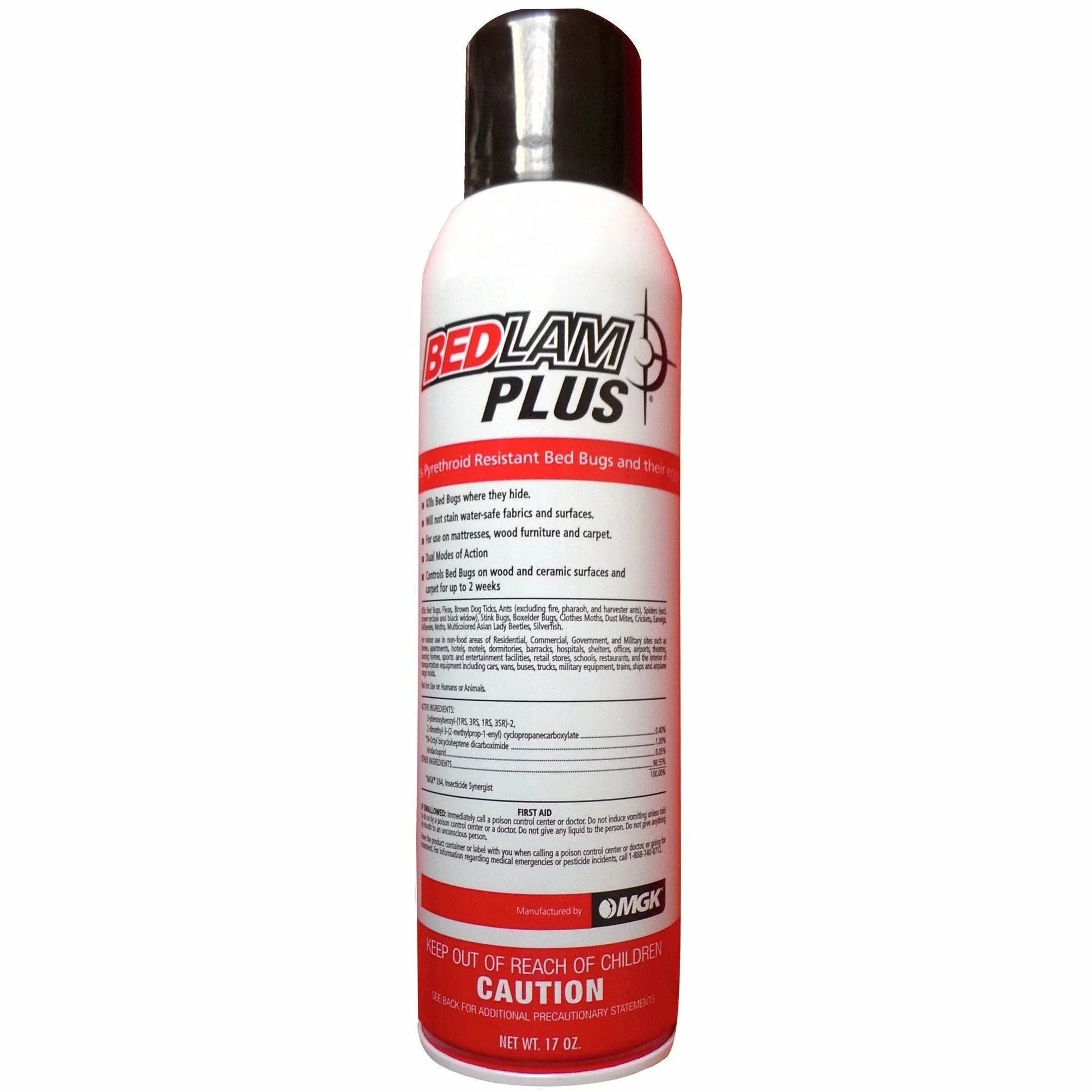 Bedlam Plus Aerosol Insecticide Eliminates Bed Bugs 17 oz Can by MGK