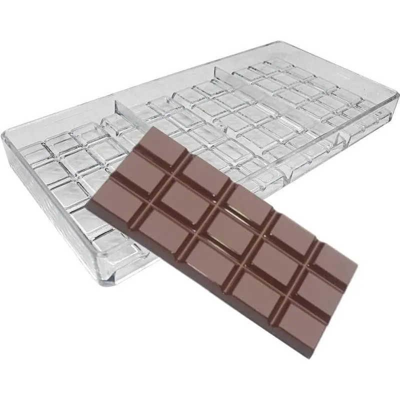 Goldbaking Chocolate Bar Maker Injection Hard Polycarbonate Chocolate Mold PC ...