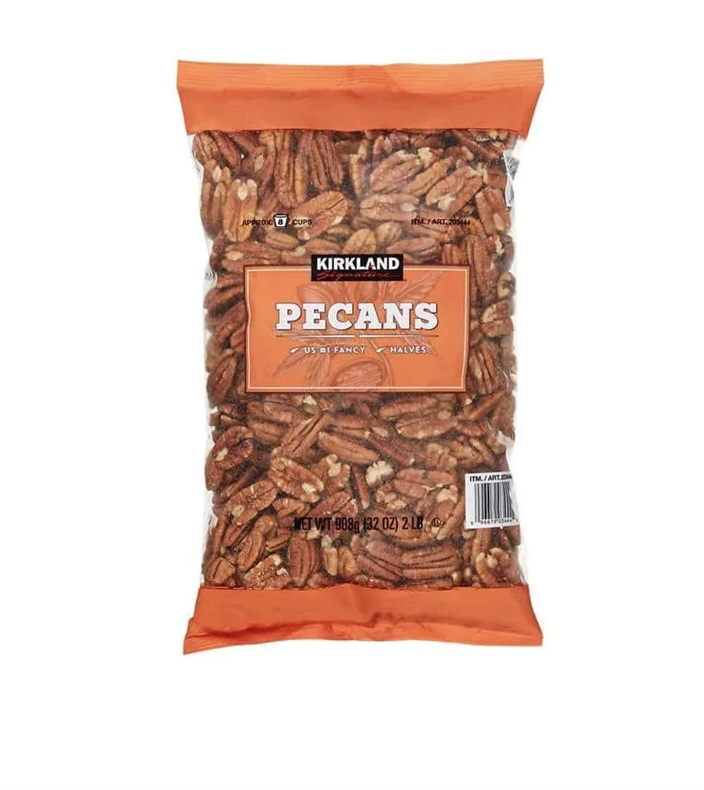 KLS Signature Whole Pecan Halves 2 lb Bulk Saving