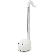 Otamatone Japanese Electronic Musical Instrument Portable Music Synthesizer from Japan by Maywa Denki Studio Award Winning, Educational Fun Gift for Children, Teens & Adults - White