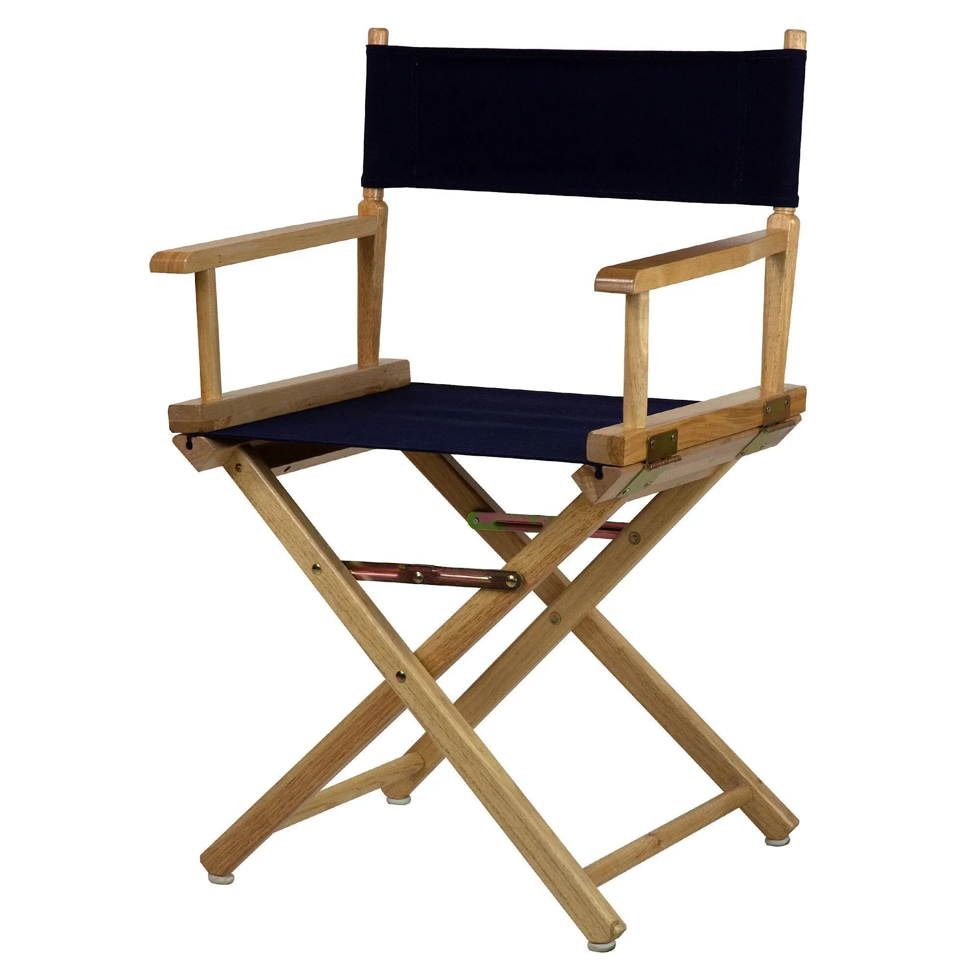 Casual Home 18" Director's Chair Natural Frame-Natural/Wheat Canvas