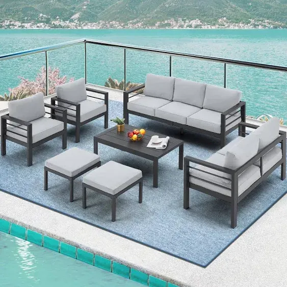 Aecojoy 7 Pieces Outdoor Furniture Set