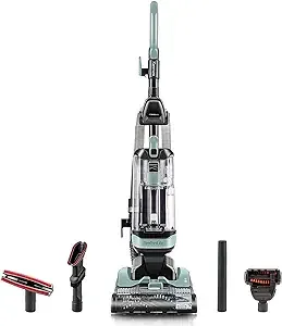 Kenmore DU1275 Bagless Upright Vacuum Lightweight Carpet Cleaner with 4 Height Adjustment, Hair Eliminator brushroll, Pet HandiMate & 2 Cleaning Tools, Light Green