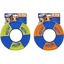 Nerf Dog Toss and Tug Ring Dog Toy