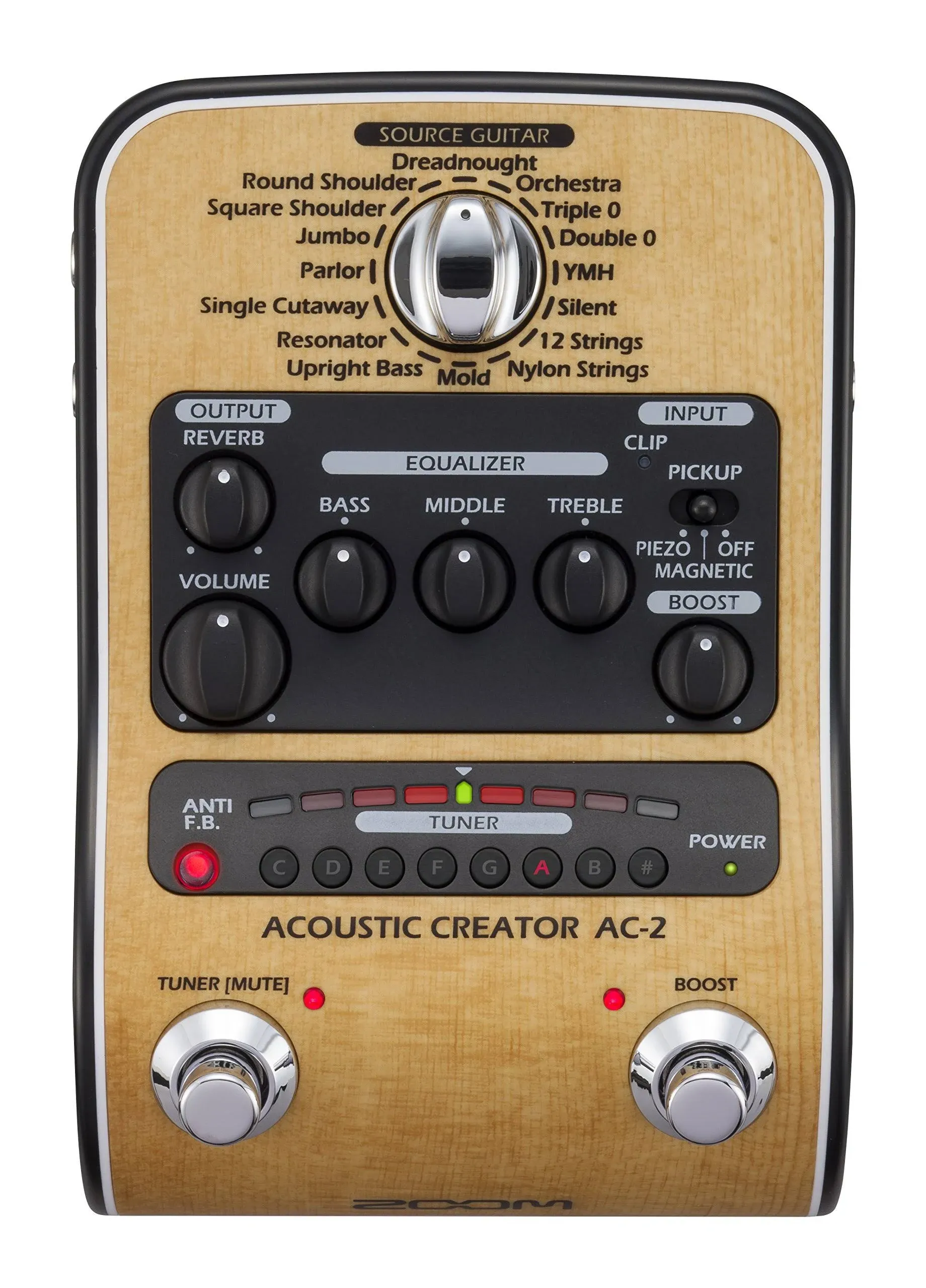 Zoom AC2 Acoustic Creator Guitar Pedal | GAK