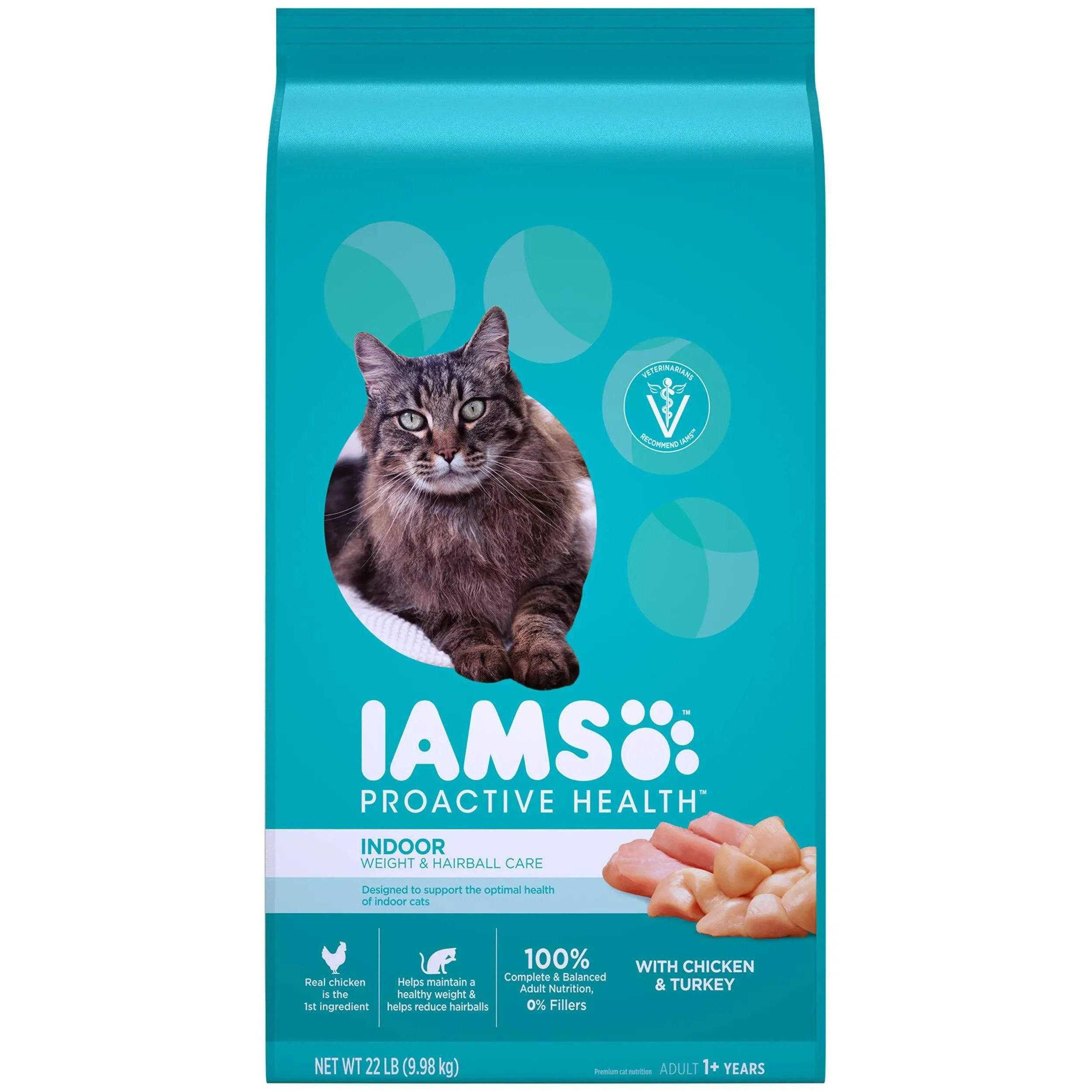 Iams Proactive Health Indoor Weight & Hairball Care Dry Cat Food