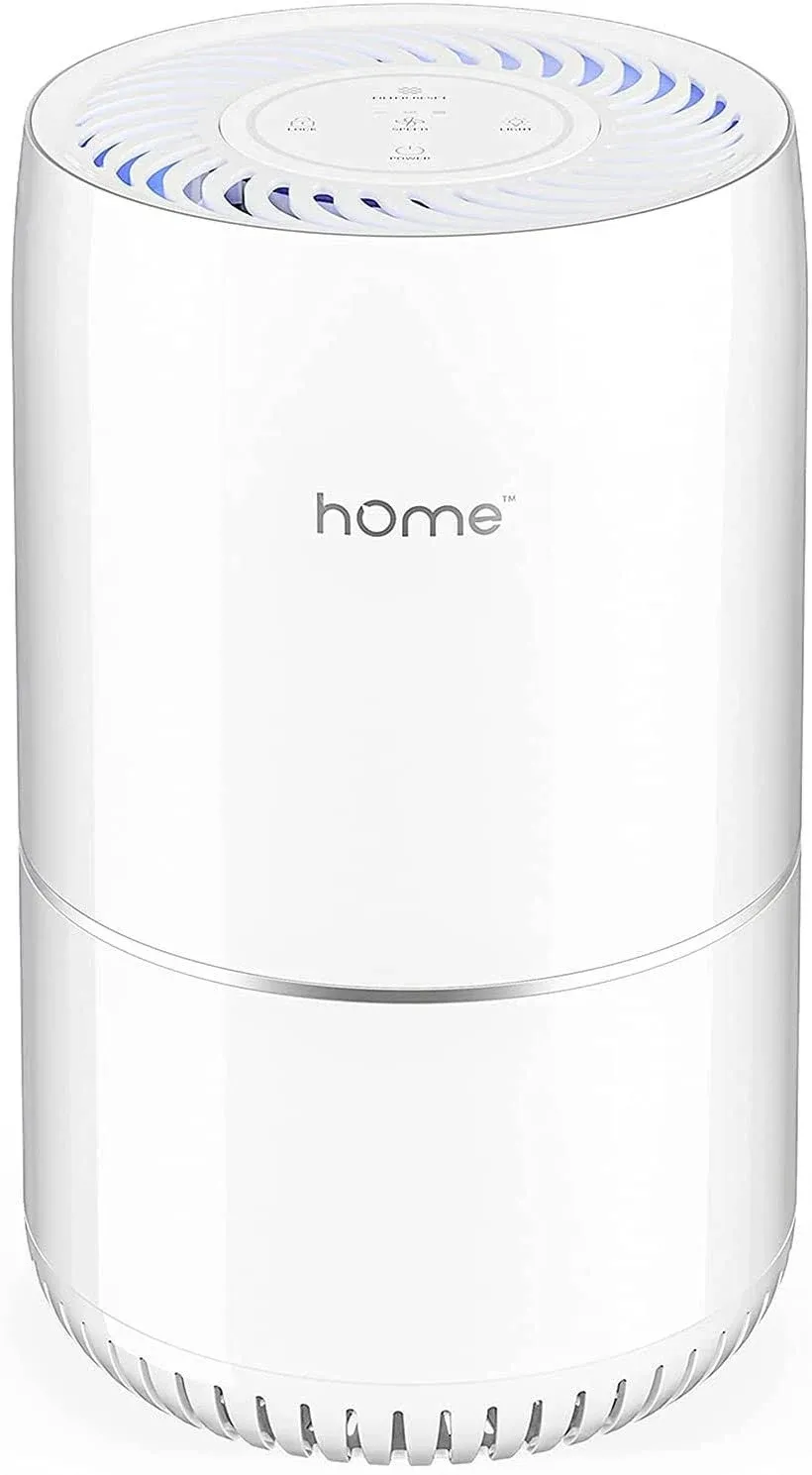 hOmeLabs True HEPA Air Purifier with H13 Filter - Removes 99.97% of Airborne Particles with Activated Carbon and 3-Stage Filtration to Significantly Improve Indoor Air Quality