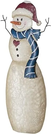 Collections Etc Christmas Snowmen Outdoor Garden Stakes