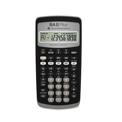 Texas Instruments BA II Plus Financial Calculator