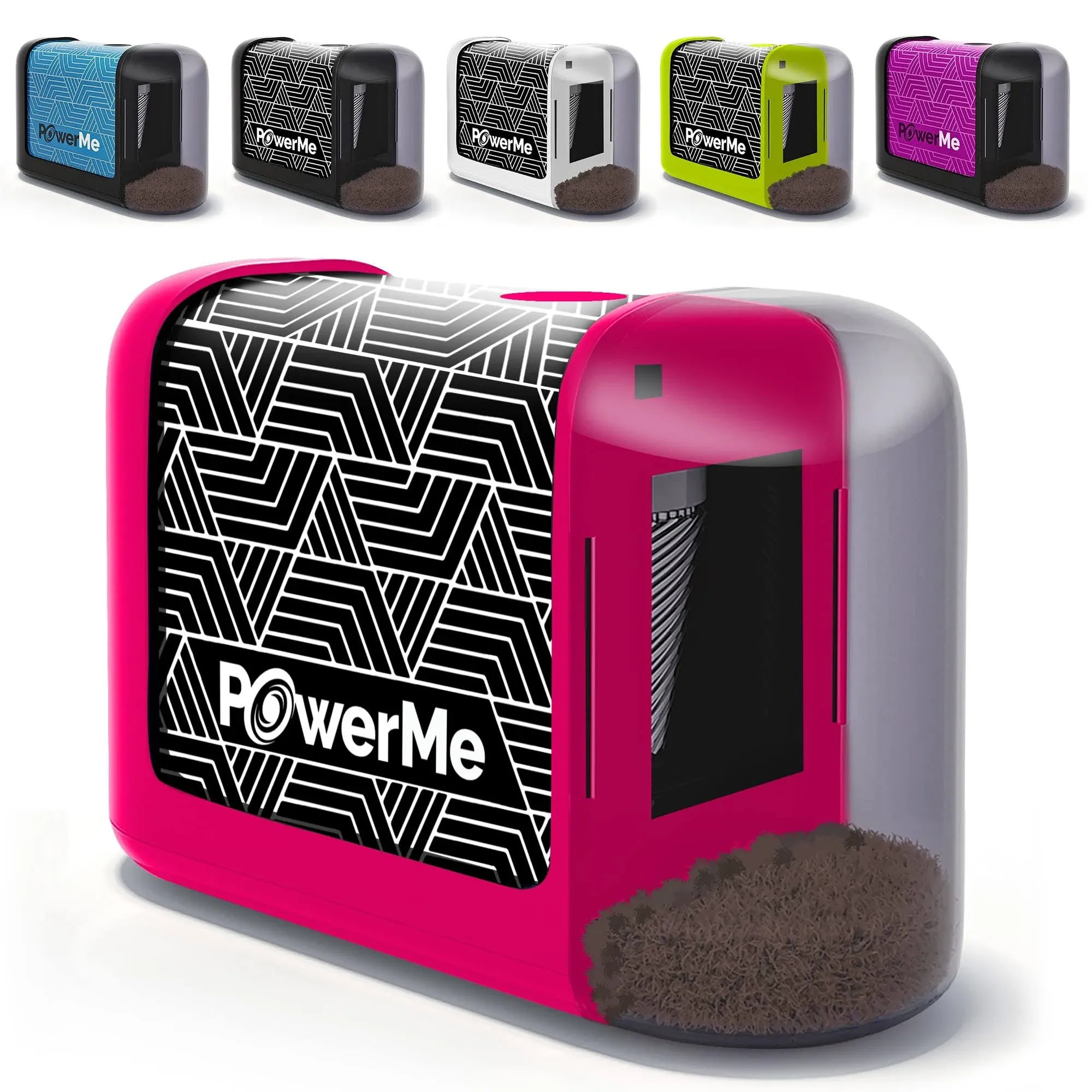 POWERME Electric Pencil Sharpener - Pencil Sharpener Battery Powered for Kids...