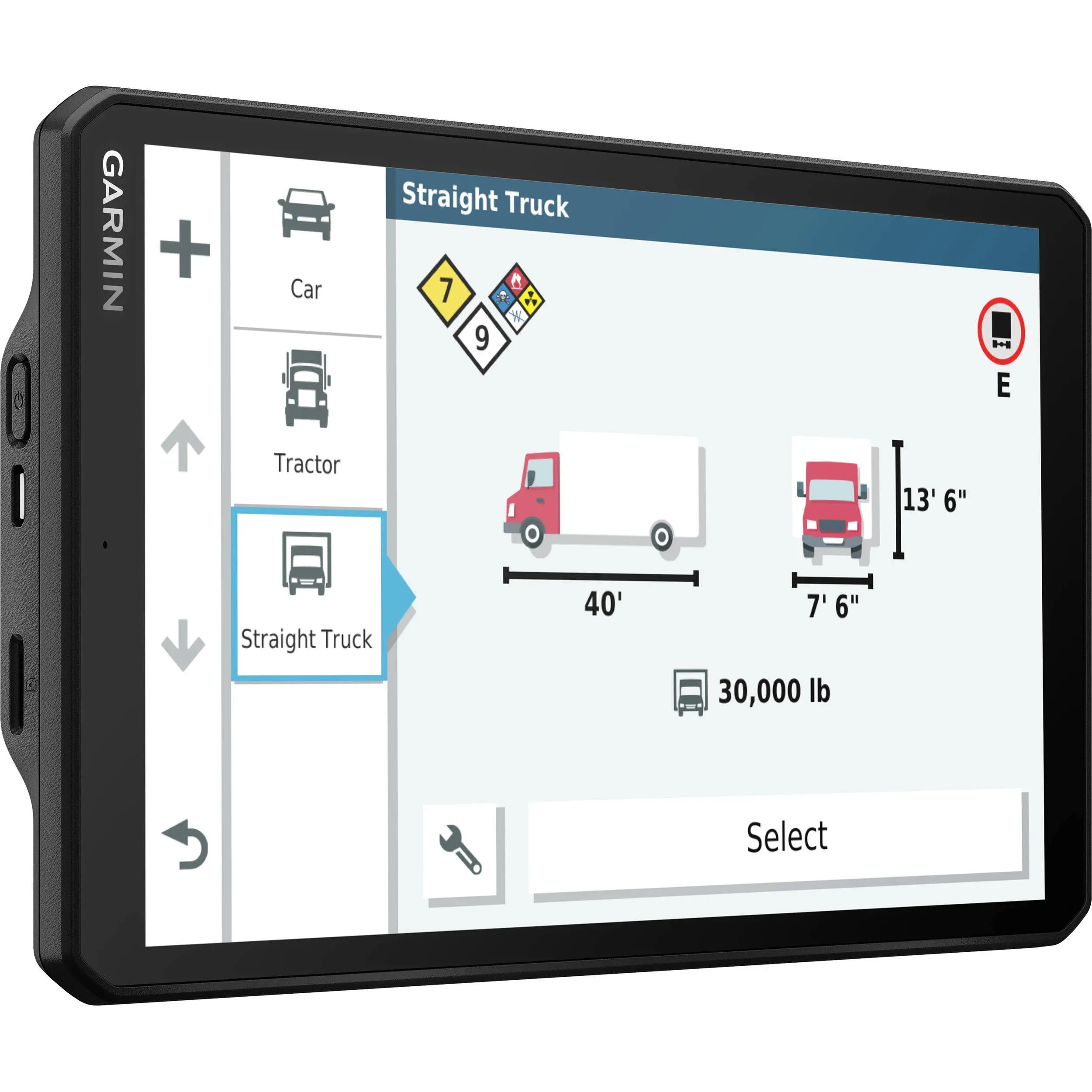 Garmin dezl OTR800, 8-inch GPS Truck Navigator, Easy-to-Read Touchscreen Display, Custom Truck Routing and Load-to-Dock Guidance 