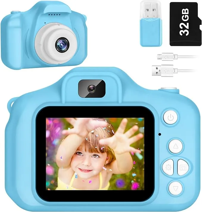 Upgrade Kids Selfie Camera, Christmas Birthday Gifts For Girls Age