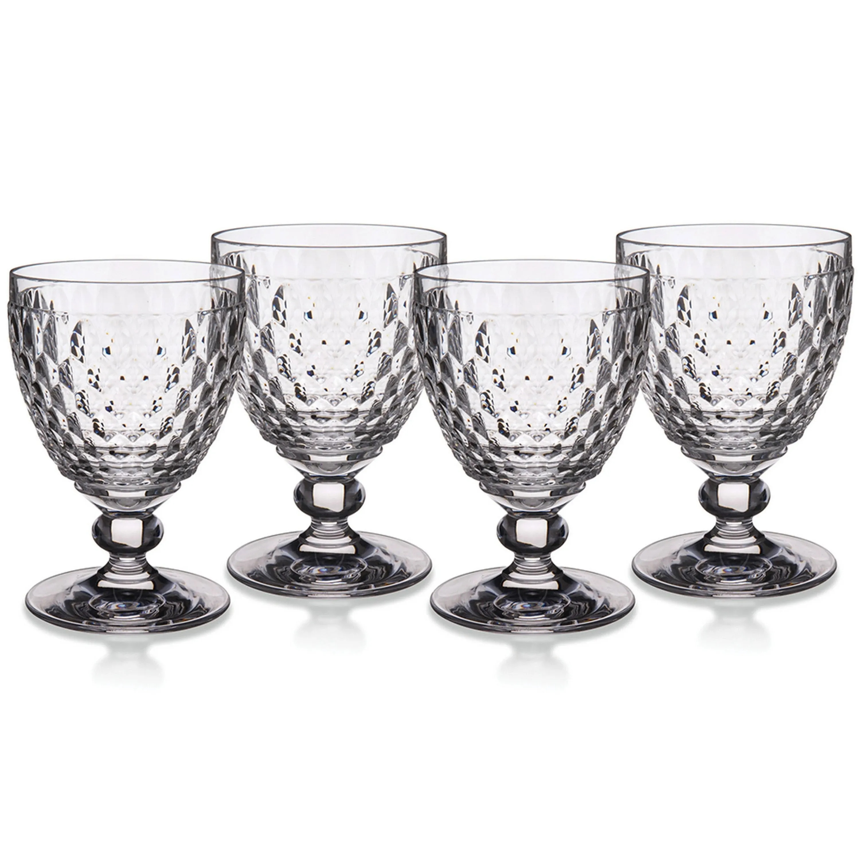 Villeroy & Boch Boston Colored Lead Free Crystal Goblet Set