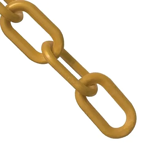 Mr. Chain Plastic Barrier Chain, Gold, 3/4-Inch Link, 25-Foot (00009-25)