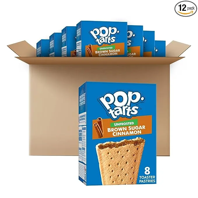 Pop-Tarts, Breakfast Toaster Pastries, Unfrosted Brown Sugar Cin