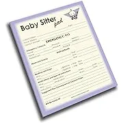 Baby Sitter Notepad - Jumbo