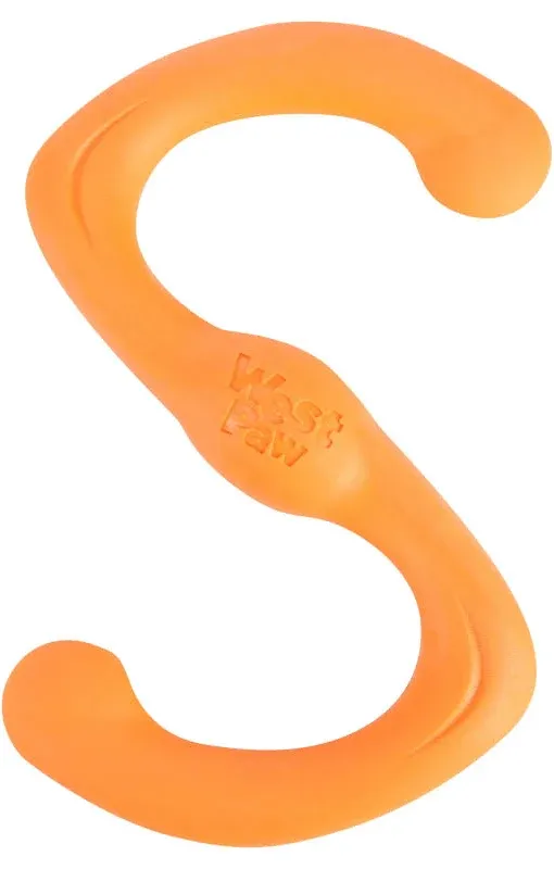 West Paw Bumi Dog Toy Small - Tangerine