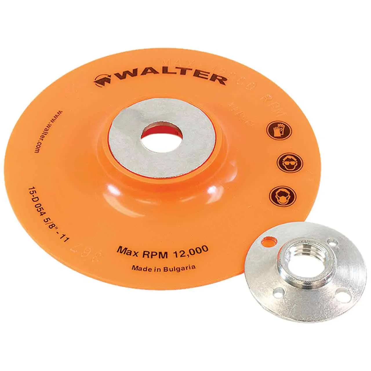 Walter Surface Technologies 15D054 Backing Pad Assembly, 5"