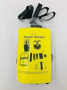 Ranger Bands® 30 Count Extra Stretch from EPDM Rubber for Survival and Strapping Gear Made in The USA NGE61972 Tactical Rubber Bands, Heavy Duty Rubber Bands Black.