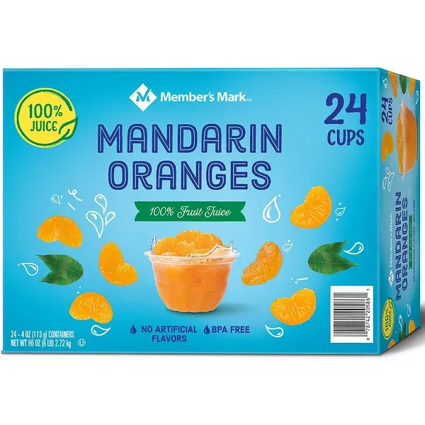 Member's Mark Mandarin Oranges (4 oz., 24 ct.)