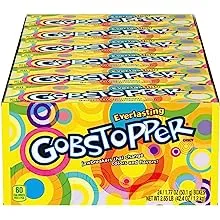 Everlasting Gobstopper Candy, Jawbreaker Candy, 1.77 Ounce Treat-Size Candy Boxes (Pack of 24)