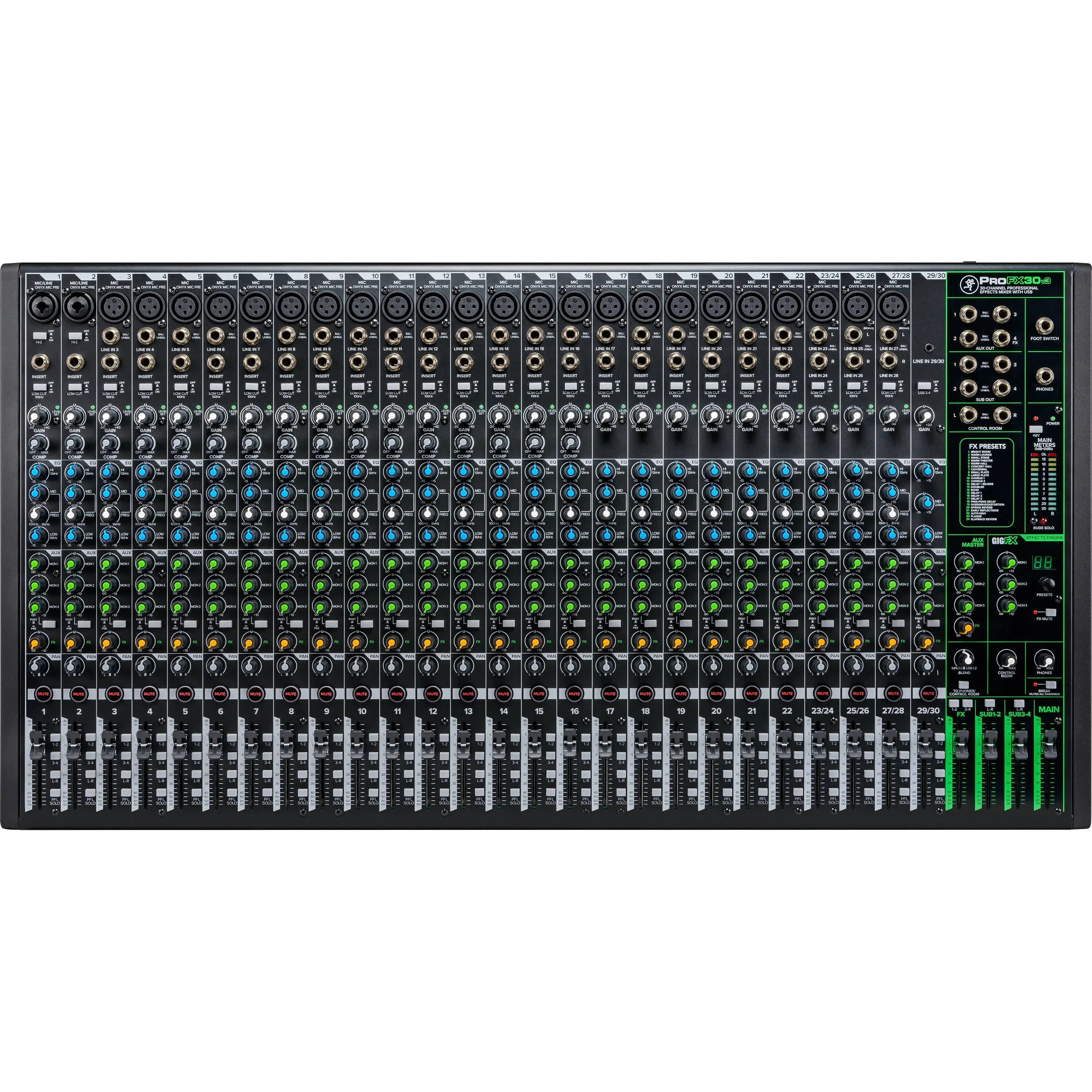 Mackie ProFX30v3 30-Channel Mixer with USB