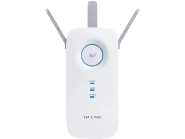 TP-Link AC1900 WiFi Extender (RE550), Covers Up to 2800 Sq.ft and 35 Devices, 1900Mbps Dual Band Wireless Repeater, Internet Booster, Gigabit Ethernet Port (Renewed)