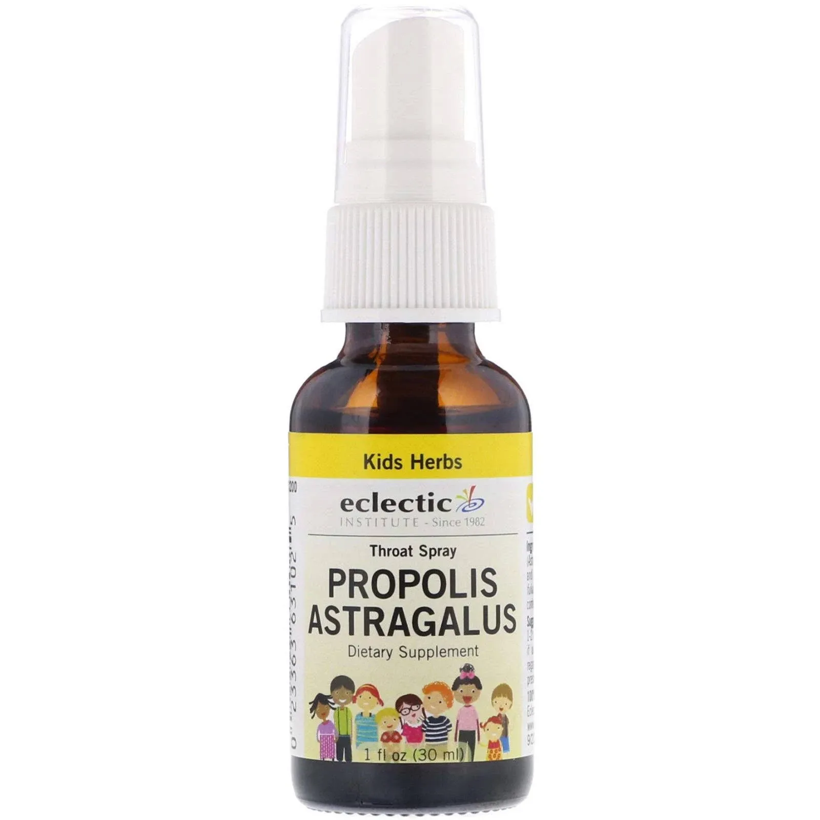 Eclectic Institute, Kid's Throat Spray, Propolis Astragalus, 1 fl oz (30 ml)