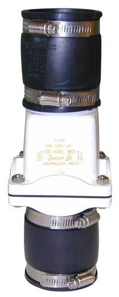 Zoeller 30-0021 2" Pvc Check Valve With Slip Unions