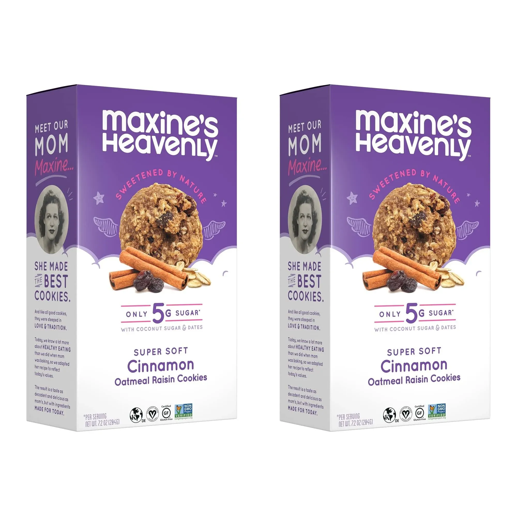 Maxine's Heavenly Cinnamon Oatmeal Raisin Cookies | Gluten Free, Made with Oats ...