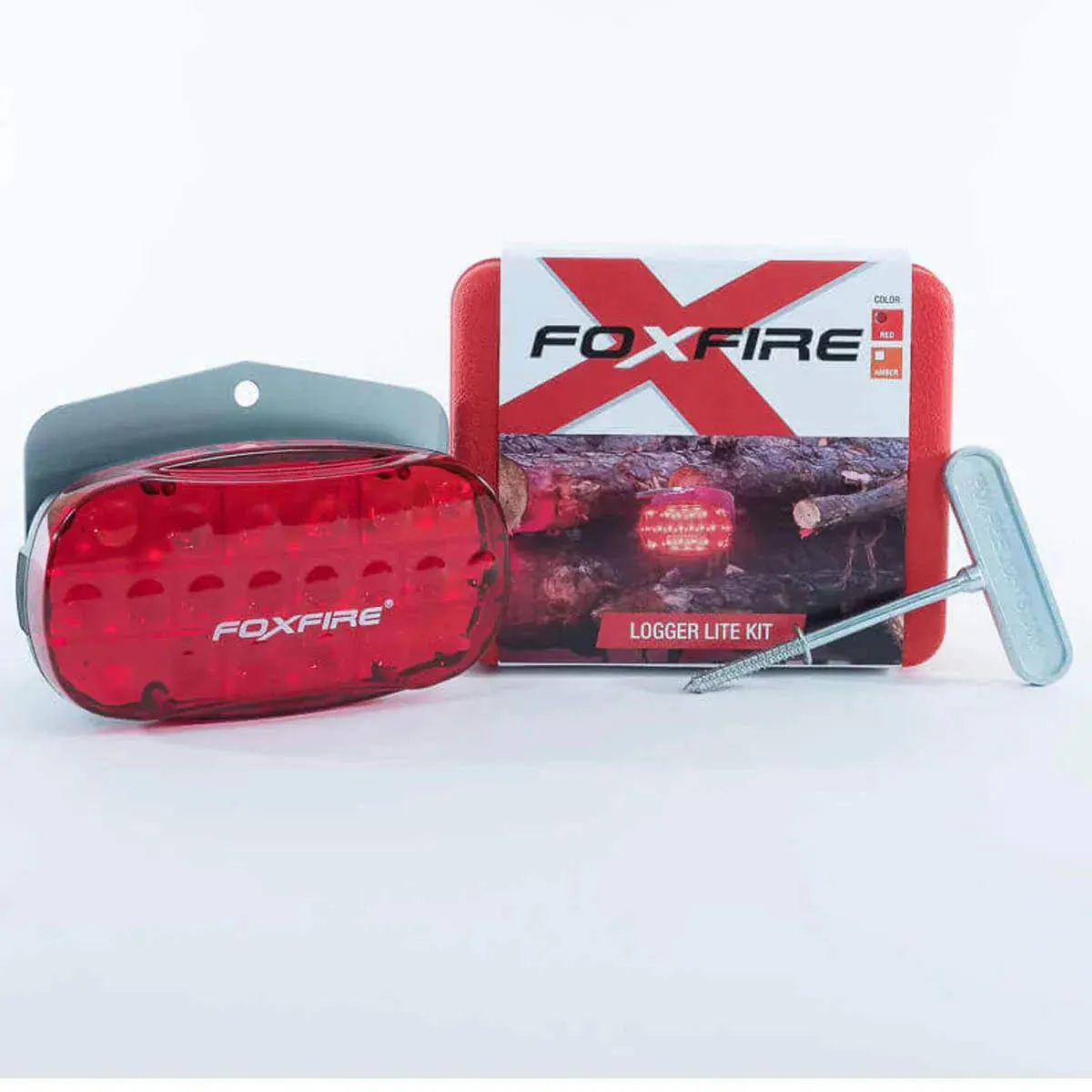 FoxFire Logger Light - RED, New, Blow molded case, FLLK-R, 6005055, MARPAC