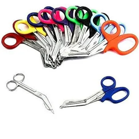 11 pcs Heavy Duty EMT Trauma Shears - Assorted Rainbow Colors, Ideal for EMS, Nu