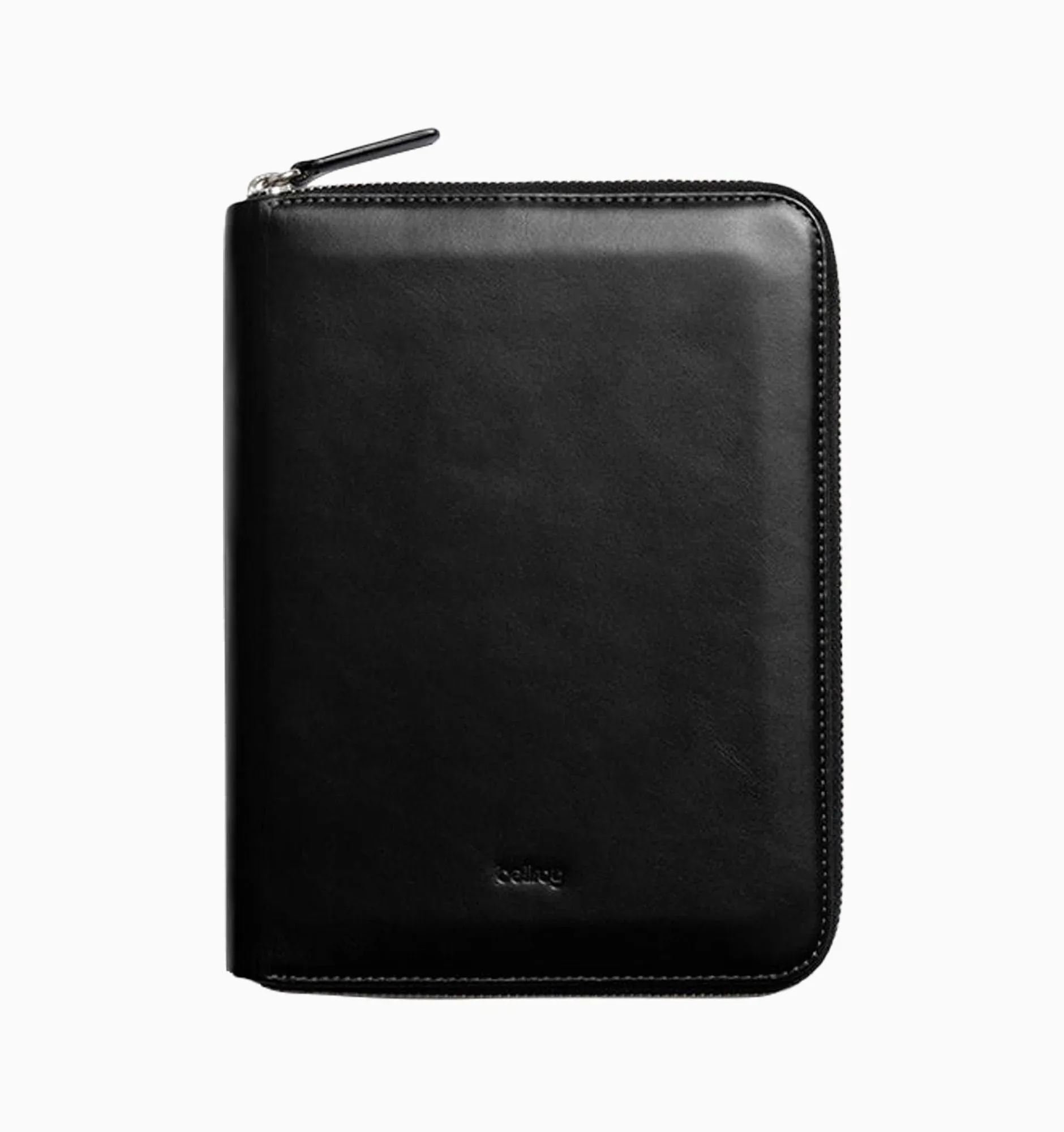 "Men's Work Folio A5 Leather Zip Mobile Organizer Case"