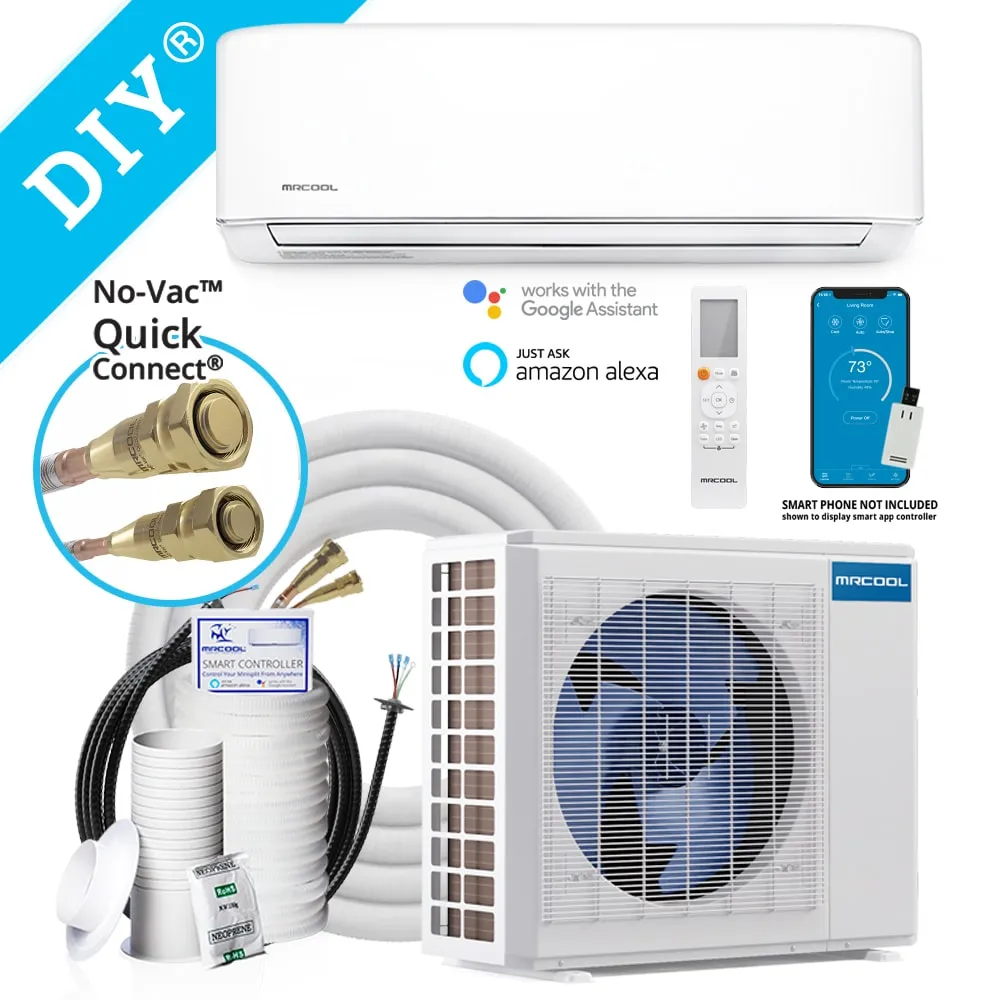 Mrcool 4th gen Energy Star Ductless Mini-Split, White